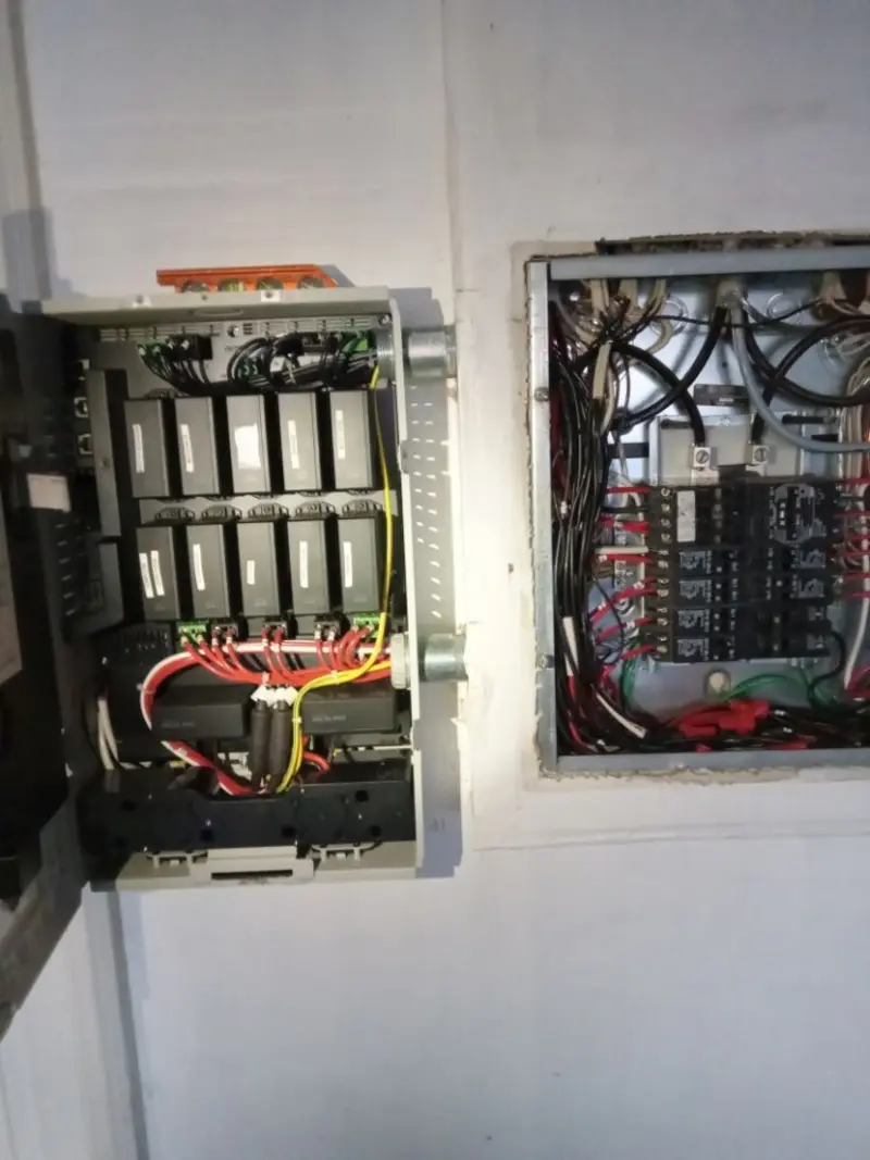 Electrical panel upgrade completed for Indoor Lighting Installation in Carmel